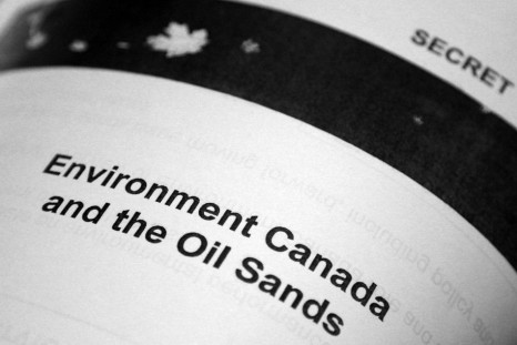 A page from a PowerPoint presentation entitled &quot;Environment Canada and the Oil Sands&quot; - obtained by Reuters under access to information laws - which outlines Canadian concerns about its international image because of oil sands, is seen in this p