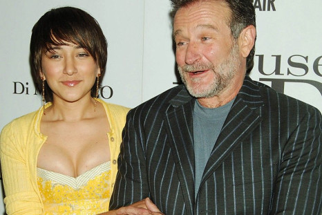 Robin Williams And Daughter Zelda Williams During Premiere Of Their Film 'House Of D' 