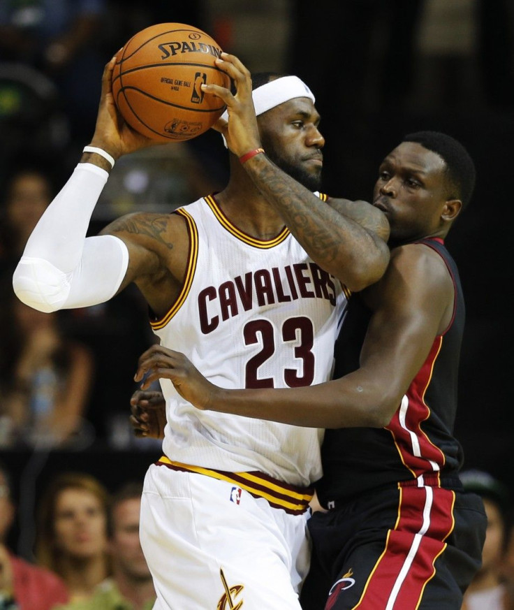 Cleveland Cavaliers forward LeBron James 