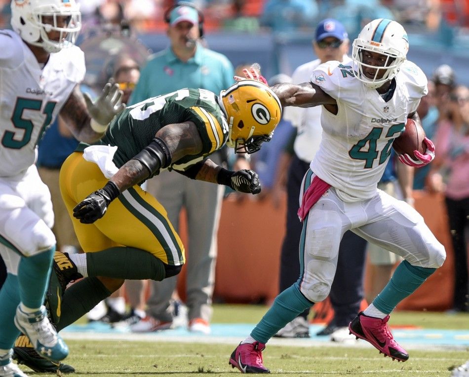 Miami Dolphins tight end Charles Clay 