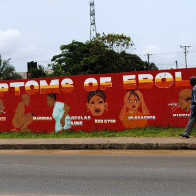 A 'Symptoms Of Ebola' Mural In Monrovia, Liberia