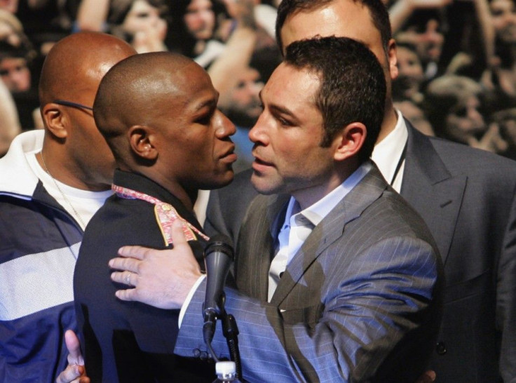 Mayweather and De La Hoya