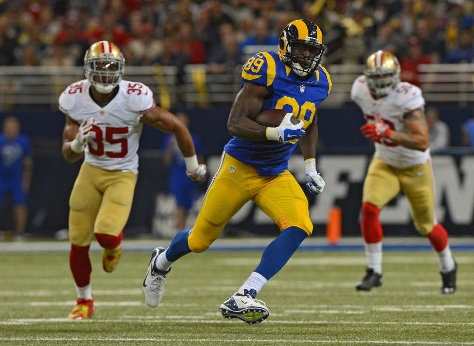St. Louis Rams tight end Jared Cook 