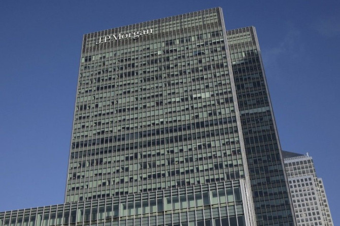 The offices of JP Morgan in the Canary Wharf district of London, January 28, 2014. Police said they are investigating the &quot;non-suspicious&quot; death of a man who fell onto a ninth floor roof at the European headquarters of investment bank JP Morgan 