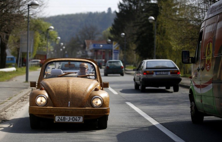A Volkswagen Beetle