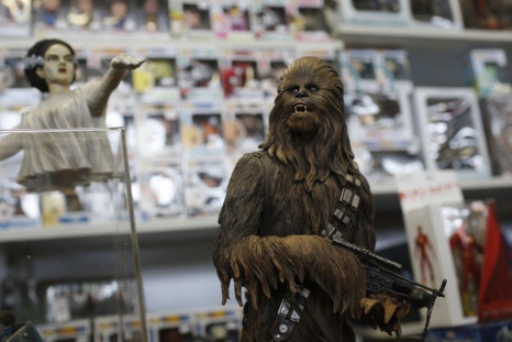 Star Wars characters are on display at the cartoon fair &quot;Vienna Comix&quot;