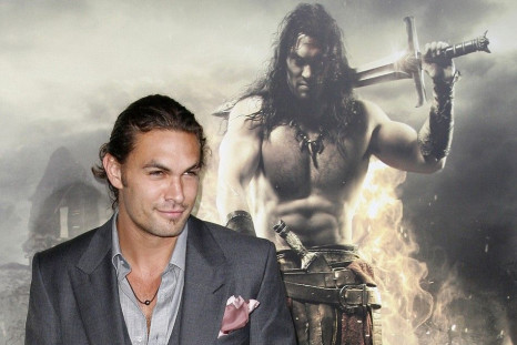 Cast member Jason Momoa arrives at the film premiere of &quot;Conan the Barbarian&quot;