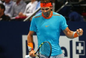 Rafael Nadal Wins Against Simone Bolelli At The Swiss Indoors ATP Tournament