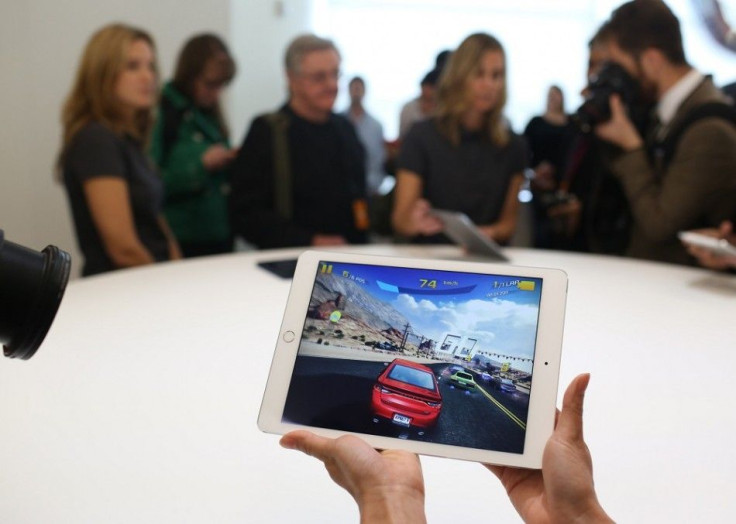 A New iPad Is Seen Following A Presentation At Apple Headquarters