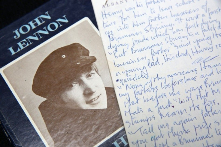 Lenon's Manuscript Titled 'Henry And Harry'