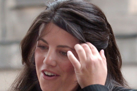 Monica Lewinsky arrives at the International Exhibition and Conference Centre in Edinburgh, 28 August, 2004.  Ms Lewinski and Rebecca Loos were speaking about cheque book journalism in a show entitled Loose Women. REUTERS/Robert Paterson