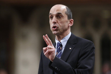 Canada's Public Safety Minister Steven Blaney speaks during Question Period