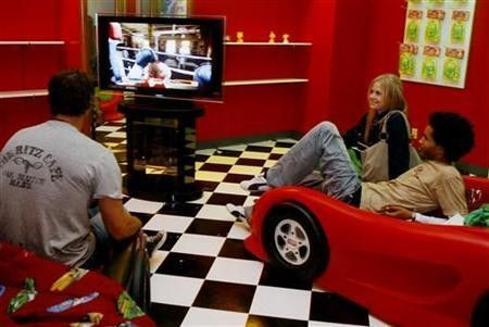 Watching TV