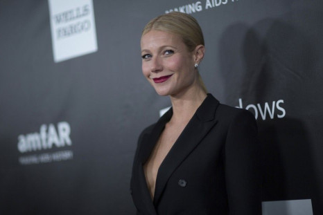 Actress Gwyneth Paltrow poses at the amfAR's fifth annual Inspiration Gala in Los Angeles