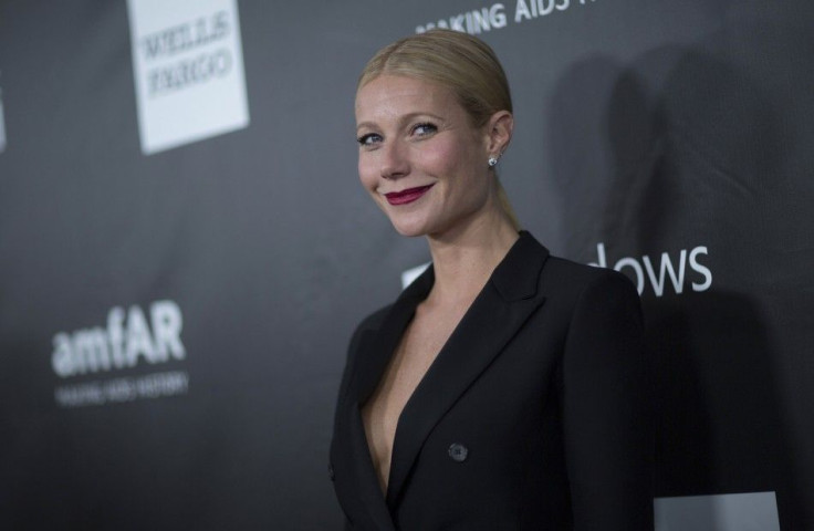 Actress Gwyneth Paltrow poses at the amfAR's fifth annual Inspiration Gala in Los Angeles