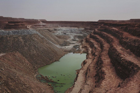 The Tamgak open air uranium mine is seen at Areva's Somair uranium mining facility in Arlit, September 25, 2013. Picture taken September 25, 2013. To match Special Report NIGER-AREVA/ REUTERS/Joe Penney