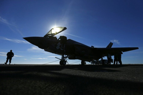 A Lockheed Martin Corp's F-35C Joint Strike Fighter