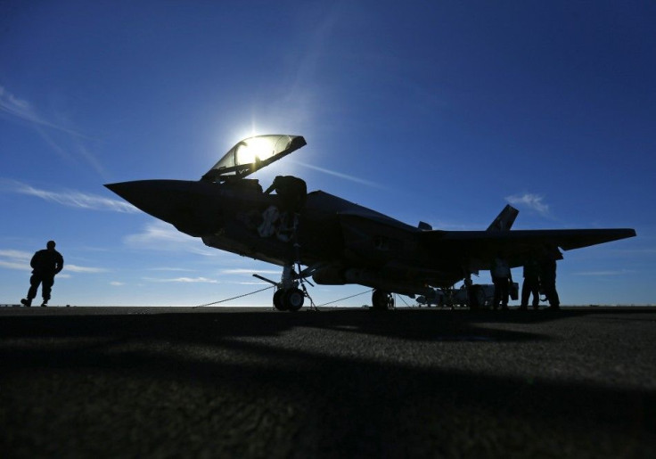 A Lockheed Martin Corp's F-35C Joint Strike Fighter