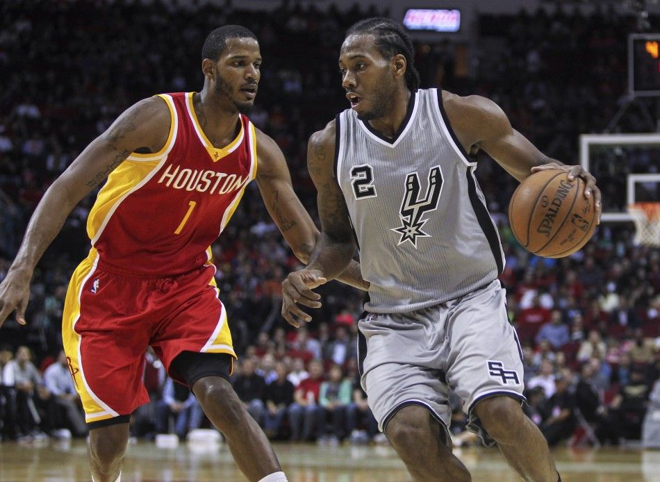 San Antonio Spurs forward Kawhi Leonard