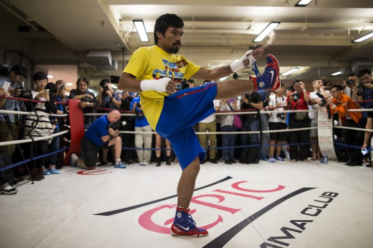 Manny Pacquiao in Hong Kong