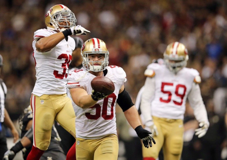 San Francisco 49ers inside linebacker Chris Borland