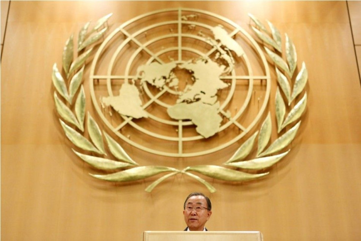 United Nations Secretary-General Ban Ki-moon addresses the 65th session of UNHCR&#039;s Executive Committee meeting