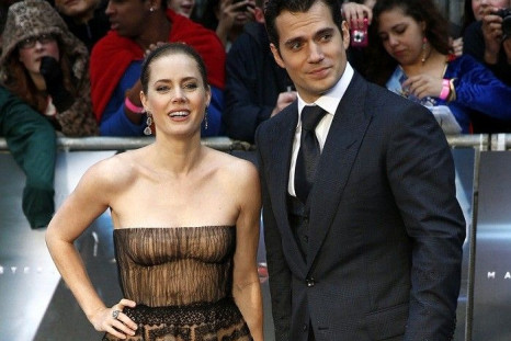 Actors Henry Cavill and Amy Adams arrive at the European Premiere of &quot;Man of Steel&quot; at a cinema in Leicester Square, central London, June 12,  2013.