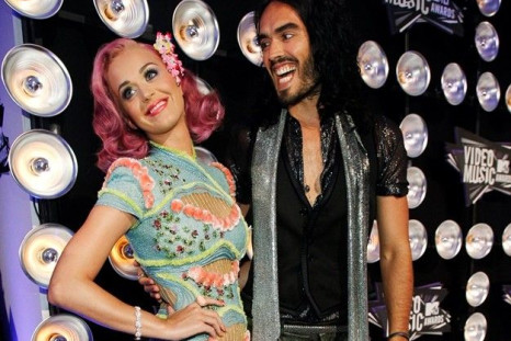 Singer Katy Perry And Her Husband, Actor And Comedian Russell Brand.