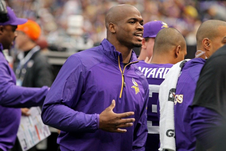 Minnesota Vikings running back Adrian Peterson