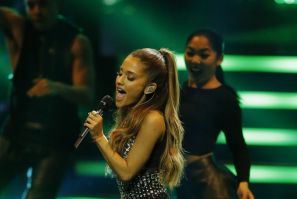 American singer-songwriter Ariana Grande performs during the Bambi 2014 media awards ceremony in Berlin