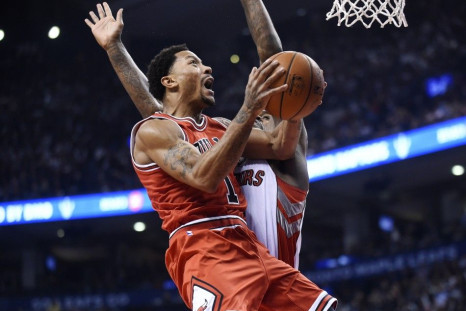 Chicago Bulls guard Derrick Rose