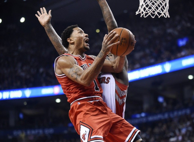 Chicago Bulls guard Derrick Rose