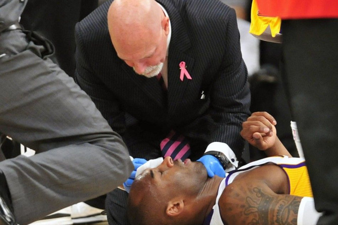 Kobe Bryant injured