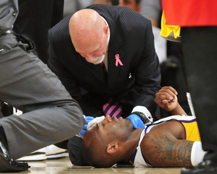 Kobe Bryant injured