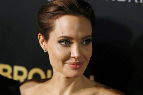Angelina Jolie arrives on the red carpet at the world premiere of her film &quot;Unbroken&quot; at the State Theatre in Sydney 