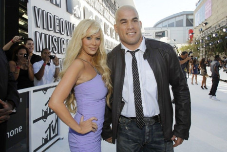 Actress Jenna Jameson and boyfriend, Ultimate Fighting Championship star Tito Ortiz, pose at the 2010 MTV Video Music Awards in Los Angeles, California, September 12, 2010.