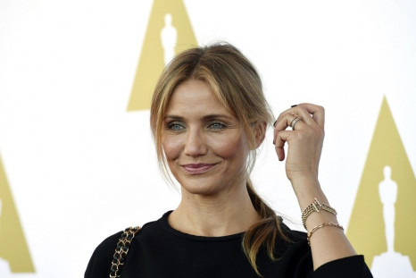 Actress Cameron Diaz attends a private luncheon in celebration of Hollywood Costume at the future home of the Academy Museum of Motion Pictures in Los Angeles, California October 8, 2014.