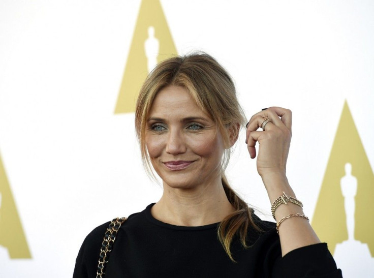 Actress Cameron Diaz attends a private luncheon in celebration of Hollywood Costume at the future home of the Academy Museum of Motion Pictures in Los Angeles, California October 8, 2014.