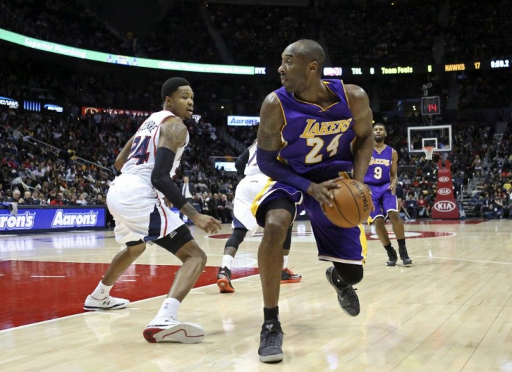 L.A. Lakers guard Kobe Bryant vs. Atlanta Hawks