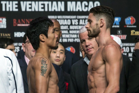 Pacquiao vs. Algieri weigh-in in Macau