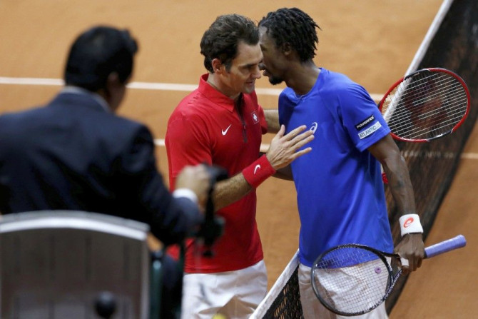 Federer vs. Monfils in 2014 Davis Cup