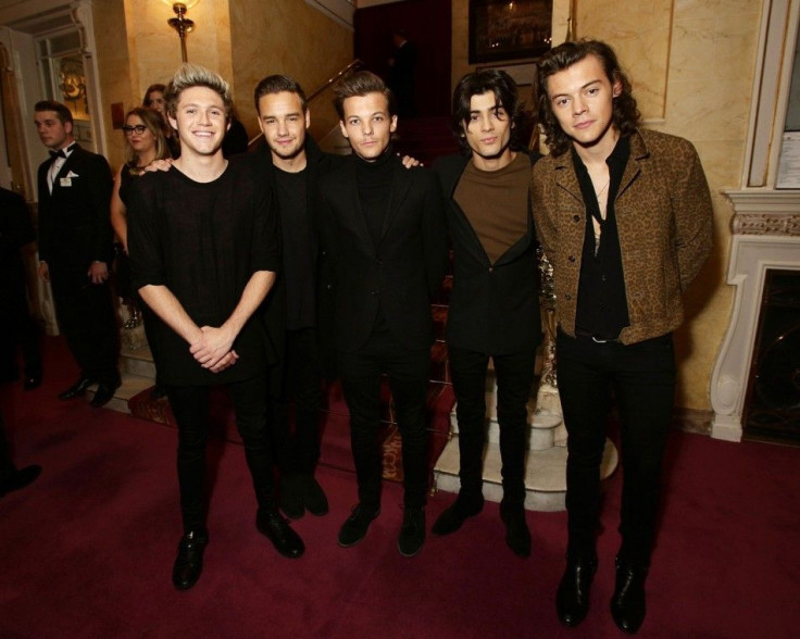 Members of boy band One Direction, Niall Horan (L-R), Liam Payne, Louis Tomlinson, Zayn Malik and Harry Styles, attend the Royal Variety Performance in support of the Entertainment Artistes' Benevolent Fund, at the Palladium Theatre in London Novembe