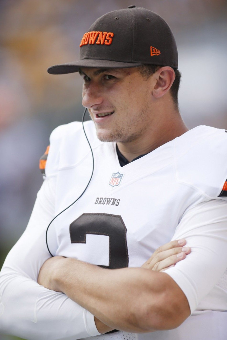 Cleveland Browns quarterback Johnny Manziel