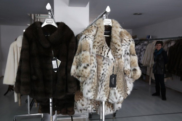 A saleswoman stands inside a fur shop near the seafront, where minks and fox fur coats can cost up to 3,000 euros ($ 4,000), in Limassol, a coastal town in southern Cyprus February 19, 2013. In this seaside Cypriot town, an image of the Kremlin's onion do