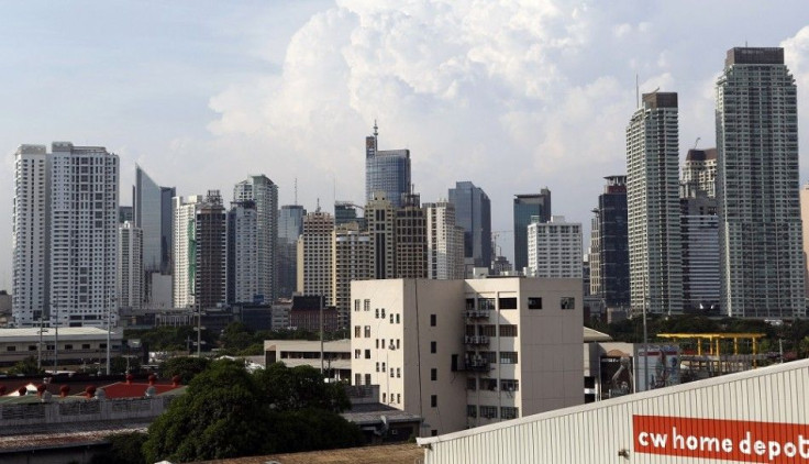 A view of skyrise buildings in Manila's Makati financial district May 3, 2013. Standard