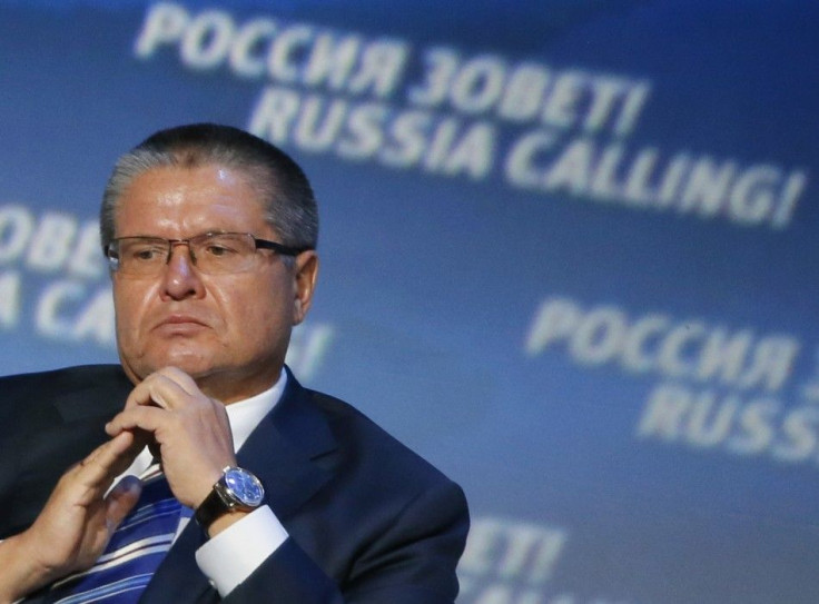 Russia&#039;s Economy Minister Alexei Ulyukayev attends the VTB Capital &quot;Russia Calling!&quot; Investment Forum in Moscow, October 2, 2014. REUTERS/Maxim Shemetov