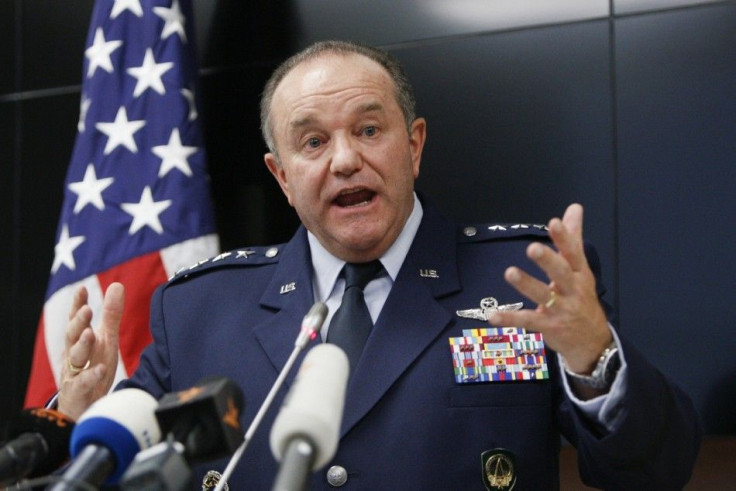 U.S. General Philip Breedlove, NATO Supreme Allied Commander Europe, speaks during a news conference in Kiev, November 26, 2014. REUTERS/Valentyn Ogirenko