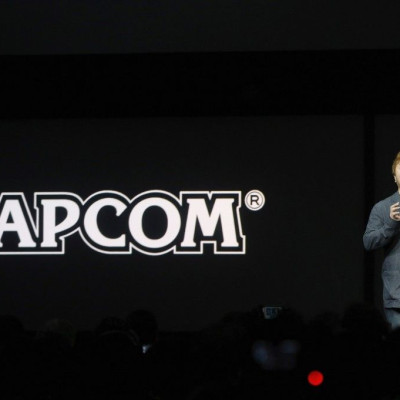 Yoshinori Ono of Capcom speaks during the PlayStation 4 launch event in New York, February 20, 2013.