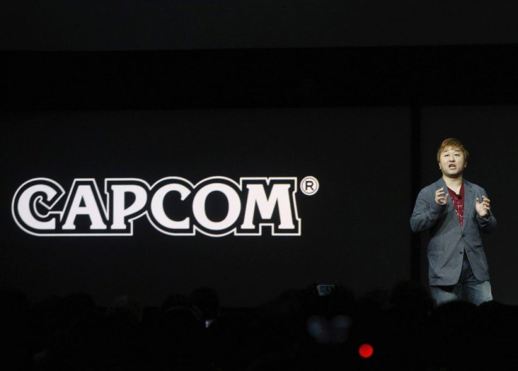 Yoshinori Ono of Capcom speaks during the PlayStation 4 launch event in New York, February 20, 2013.