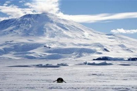 Mount Erebus on Ross Island